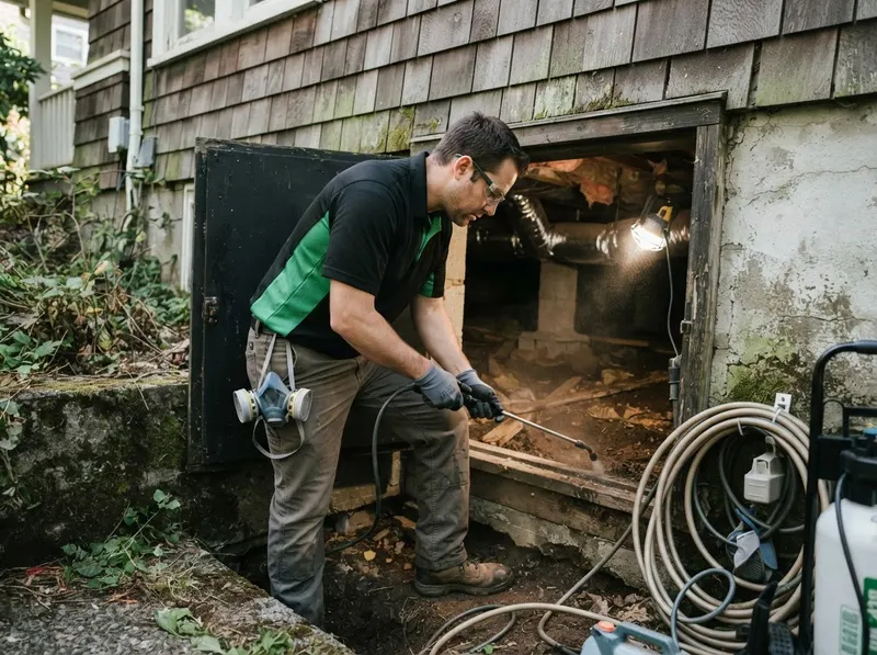 Crawlspace Cleanout and Sanitization in Seattle, WA